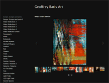 Tablet Screenshot of geoffreybarisart.com